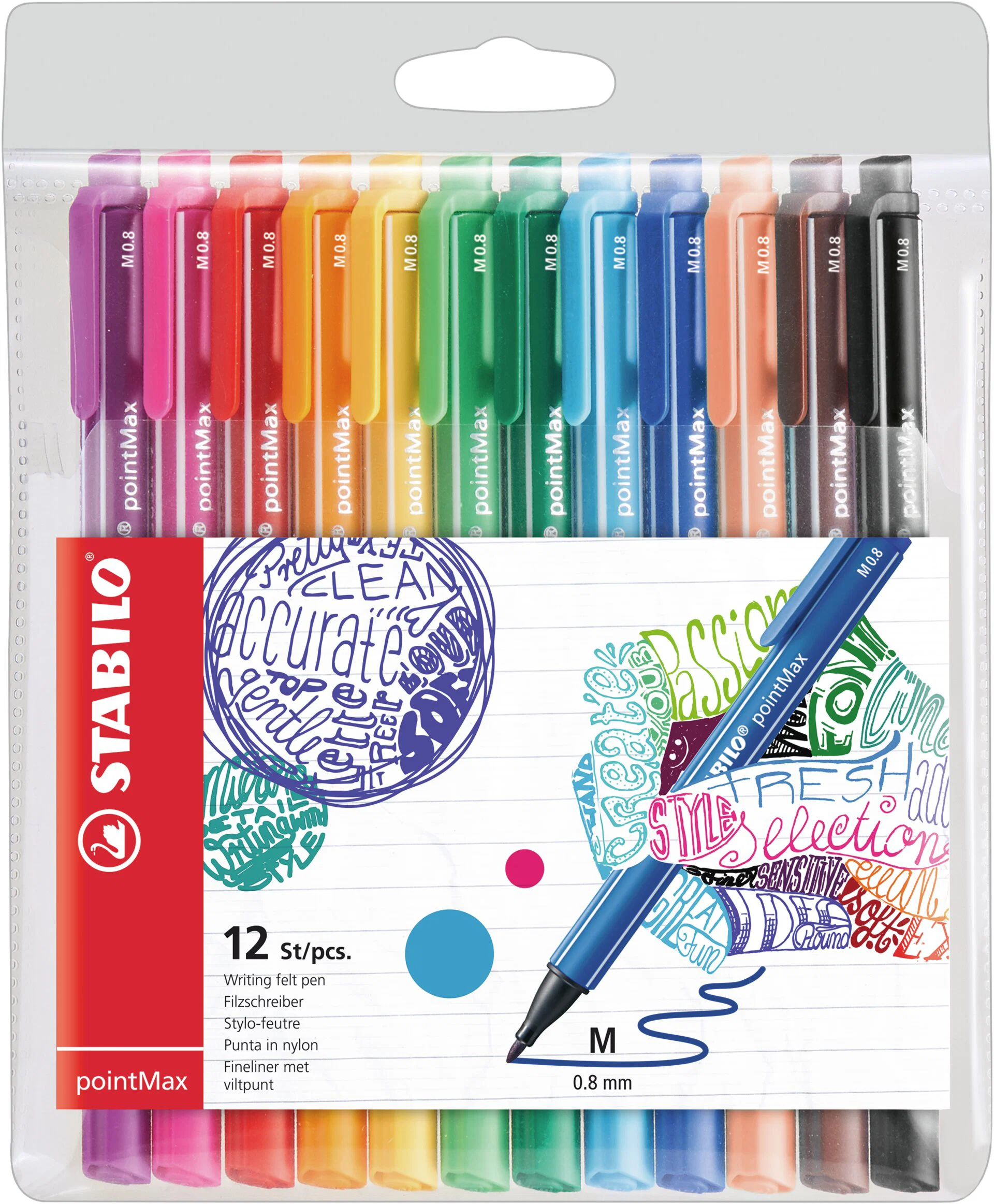 Stabilo pointMax Wallet 12 Pieces Thumbnail