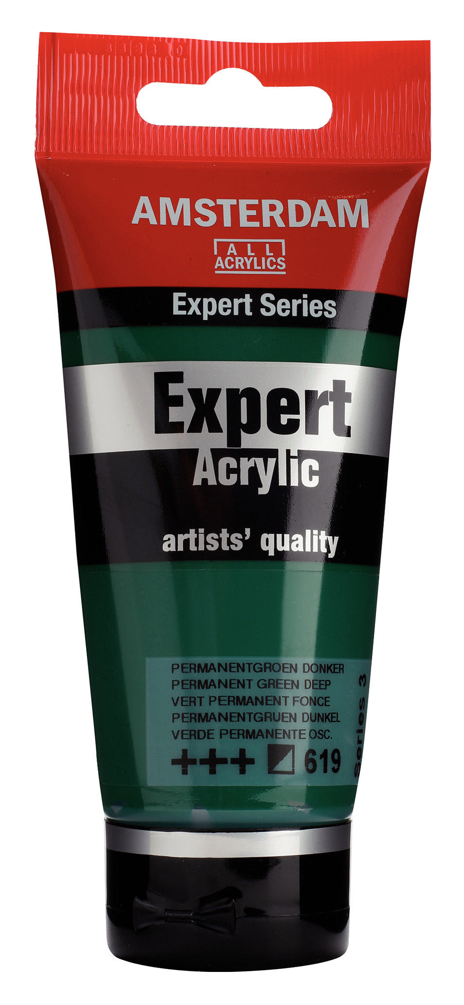 Amsterdam Expert Series Acrylic Tube 75 ml Permanent Green Deep