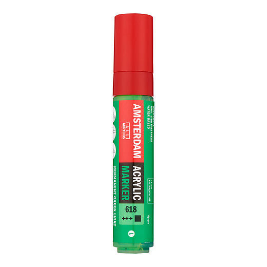 Amsterdam Acrylic Marker 15 mm Permanent Green Light