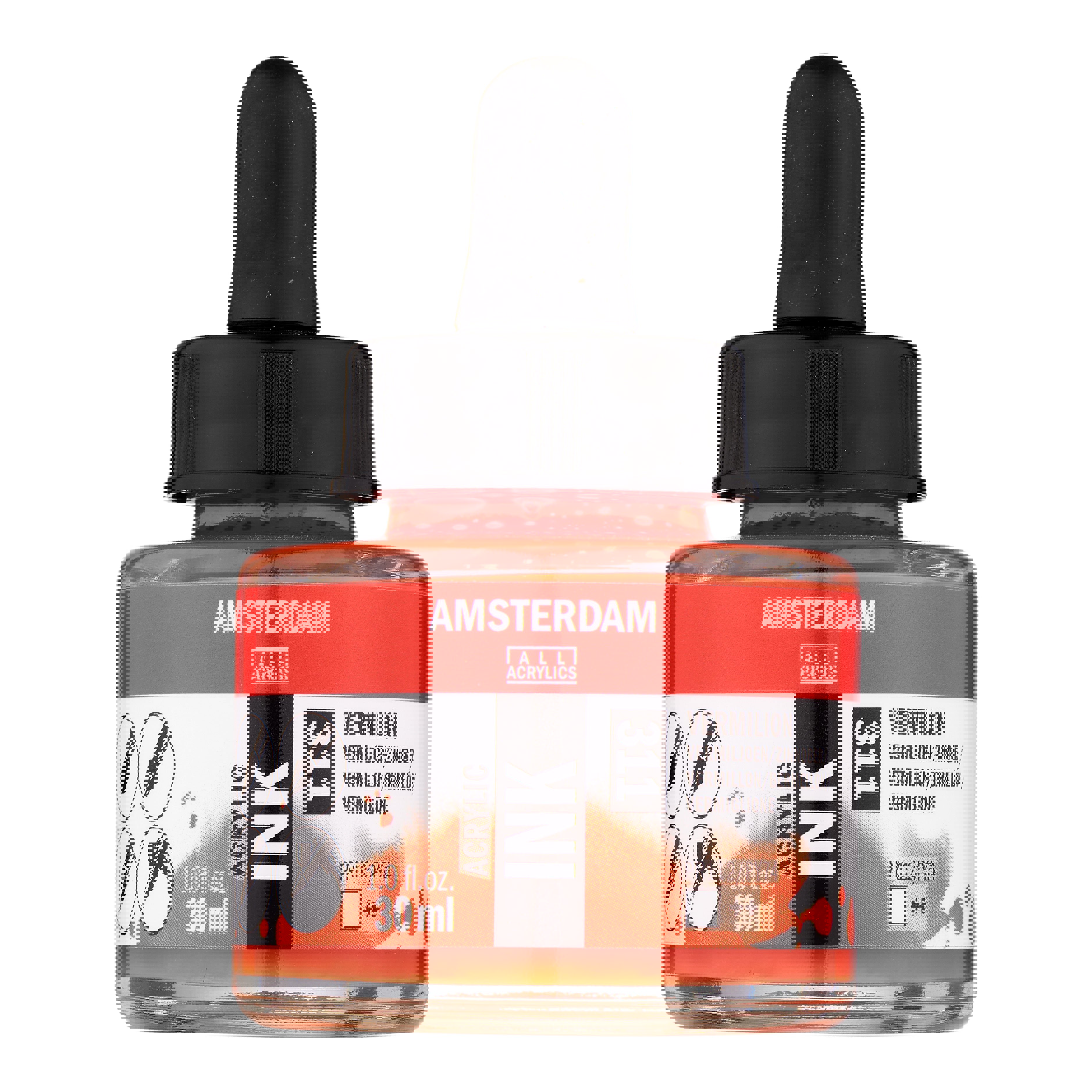 Amsterdam Acrylic Ink Bottle 30 ml Vermilion
