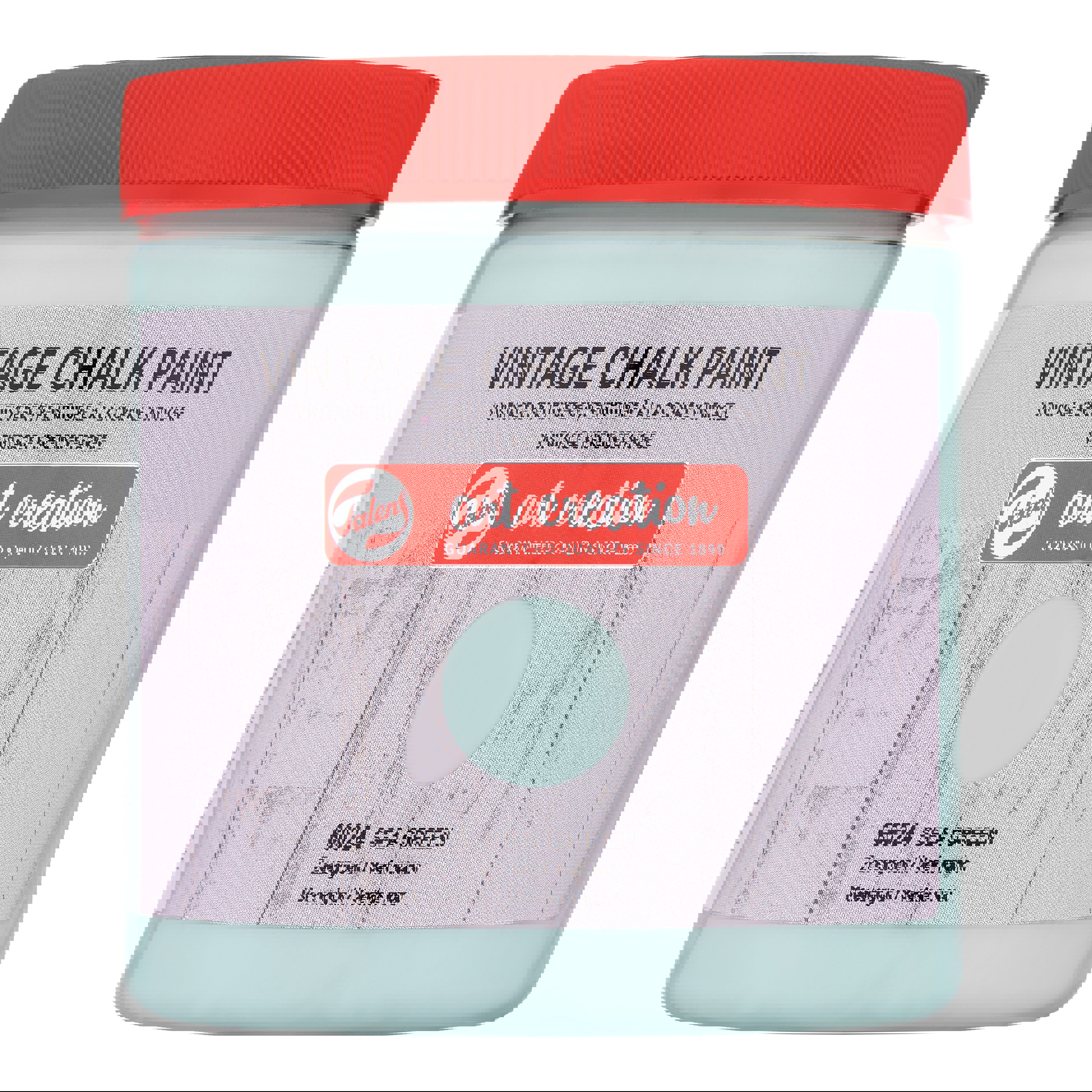 Talens Art Creation Vintage Chalk Jar 250 ml Sea Green