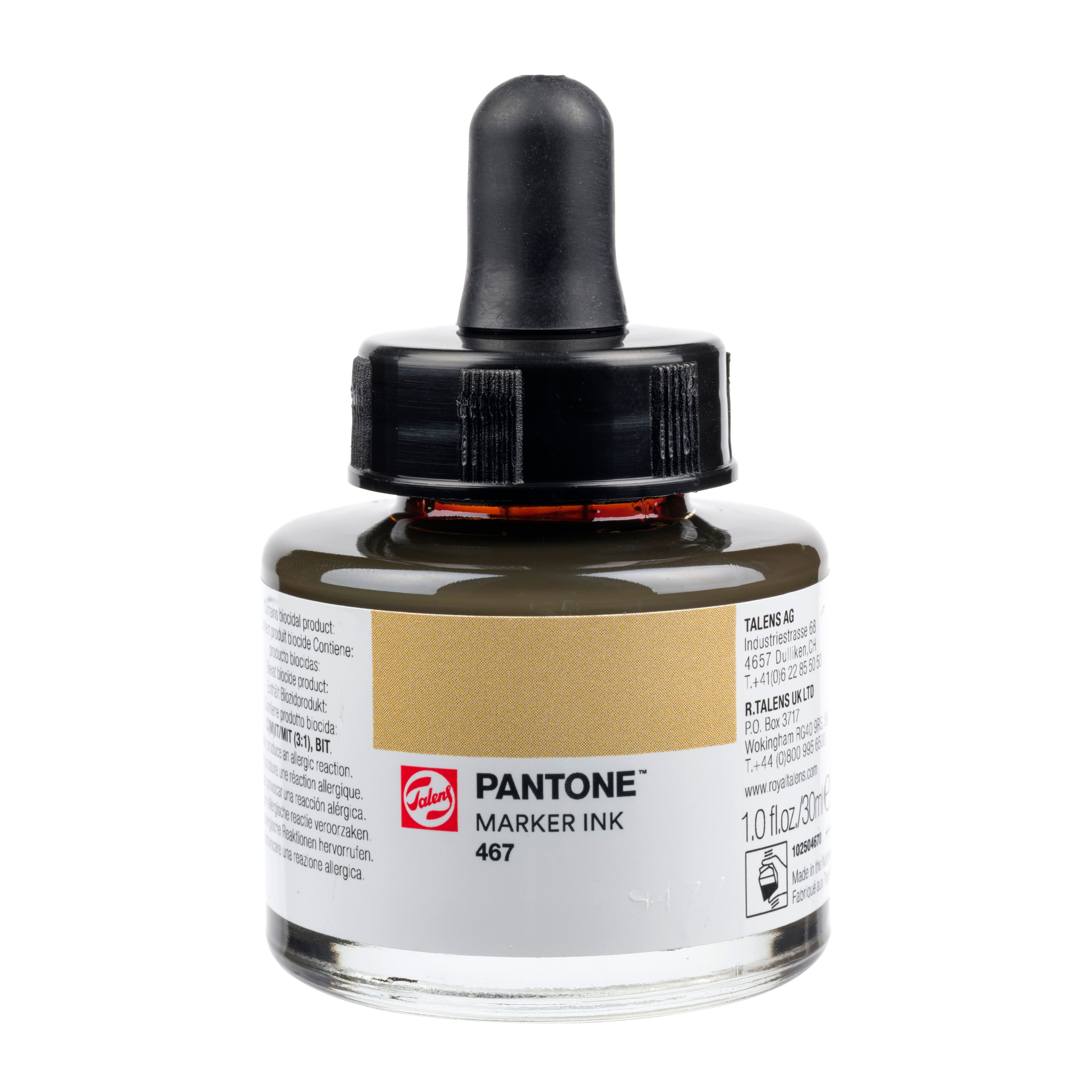 Talens Pantone Marker Ink 30ml Old Gold
