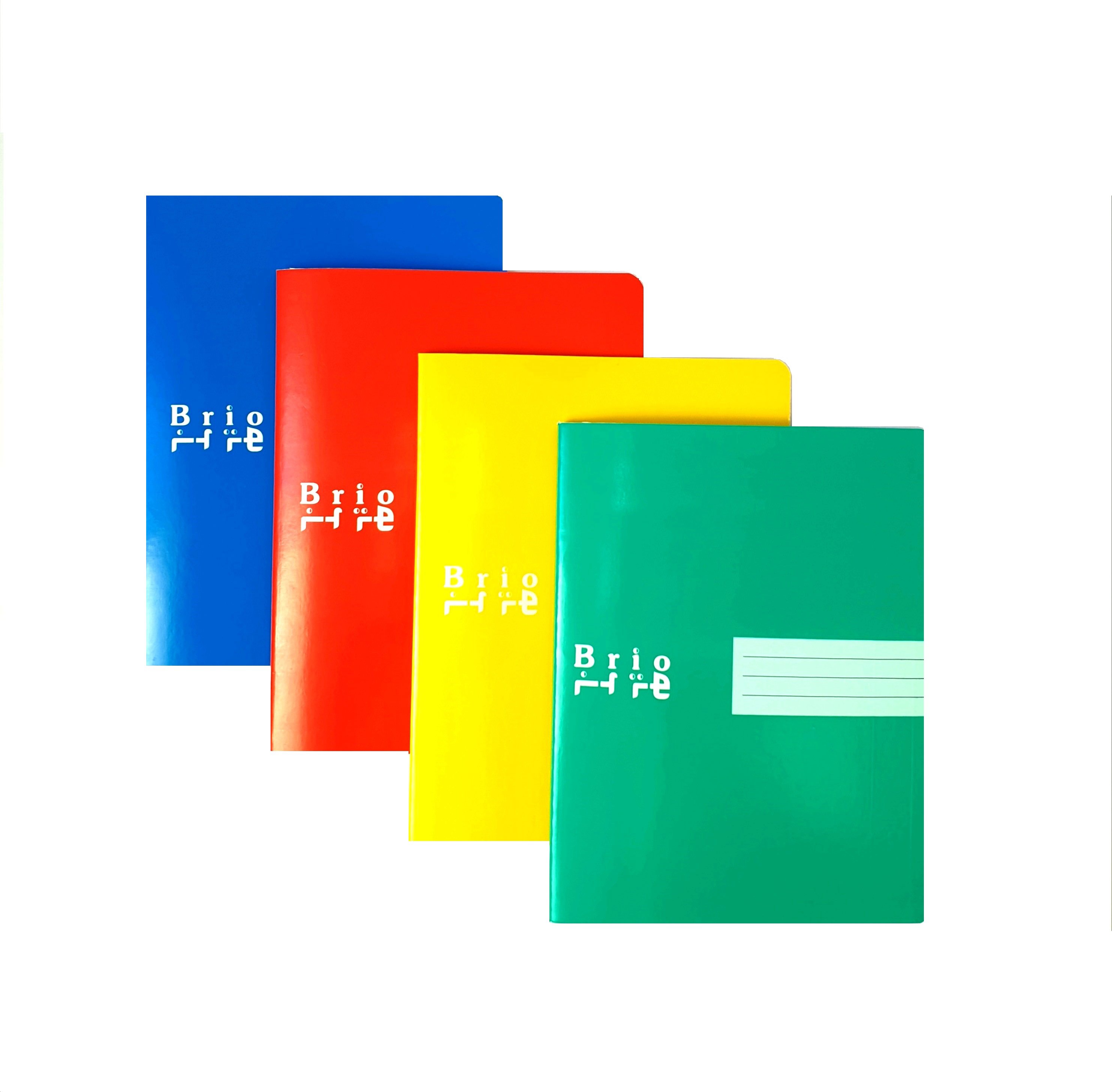 BRIO Ex Bk Inv Stit 60g Sey 48sh L/R A5 BL