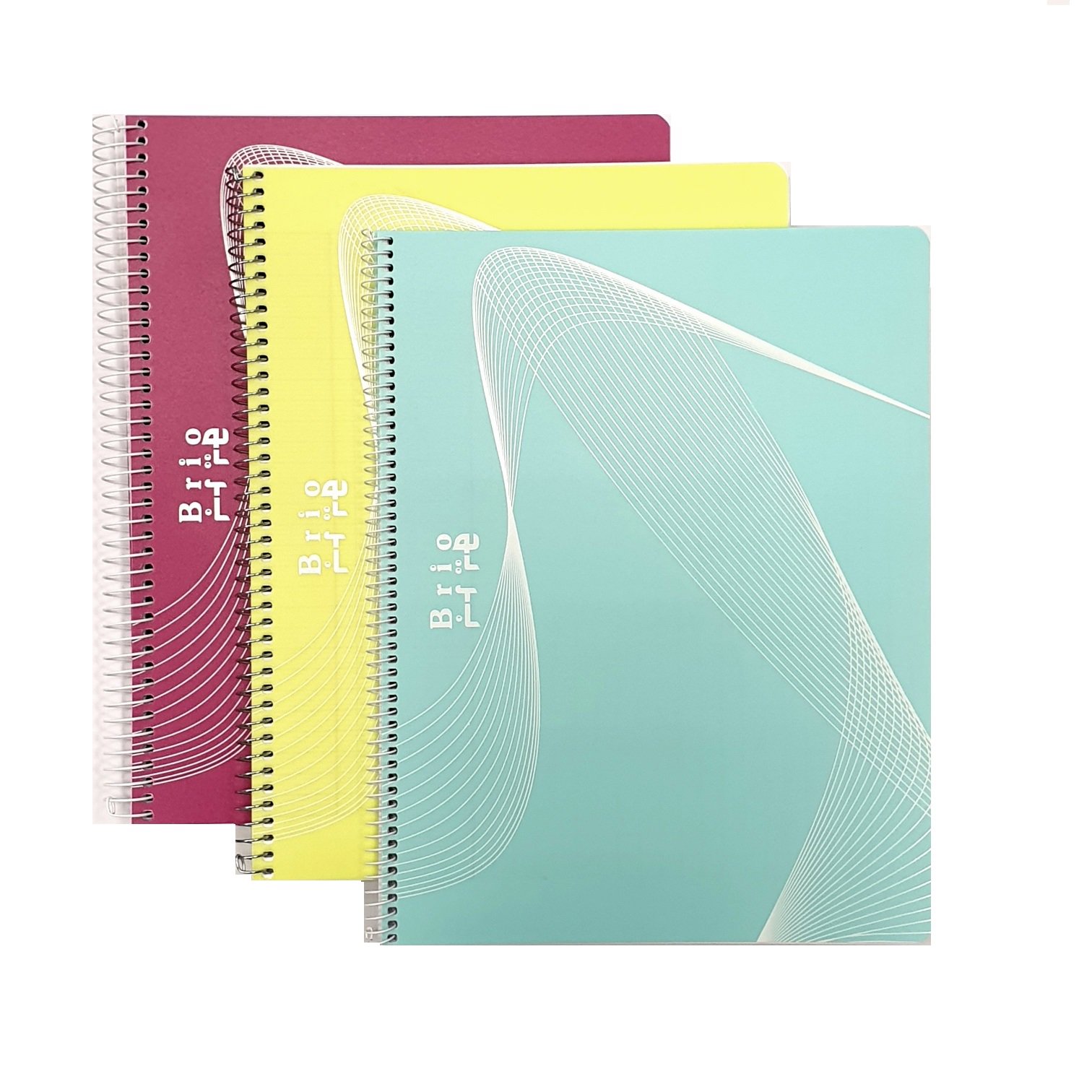 BRIO Un Bk PP Spiral 60g Sey 96sh L/R 21x28cm