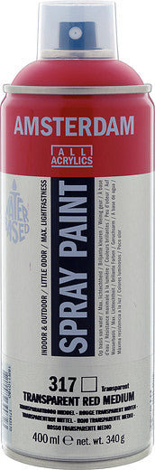 Amsterdam Spray Paint 400 ml Transparent Red Medium