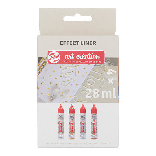 Talens Art Creation Effect Liner set Standard Pearl | 4 x 28 ml 4x28 ml