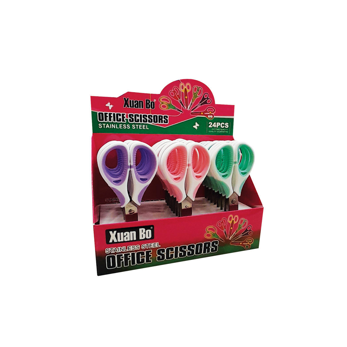 Scissors 13cm For Kids Pastel Metal Blade in Disp.