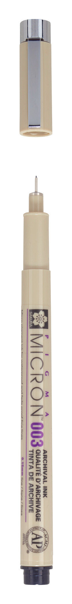 Sakura Pigma Micron 003 - 0.15 mm Black