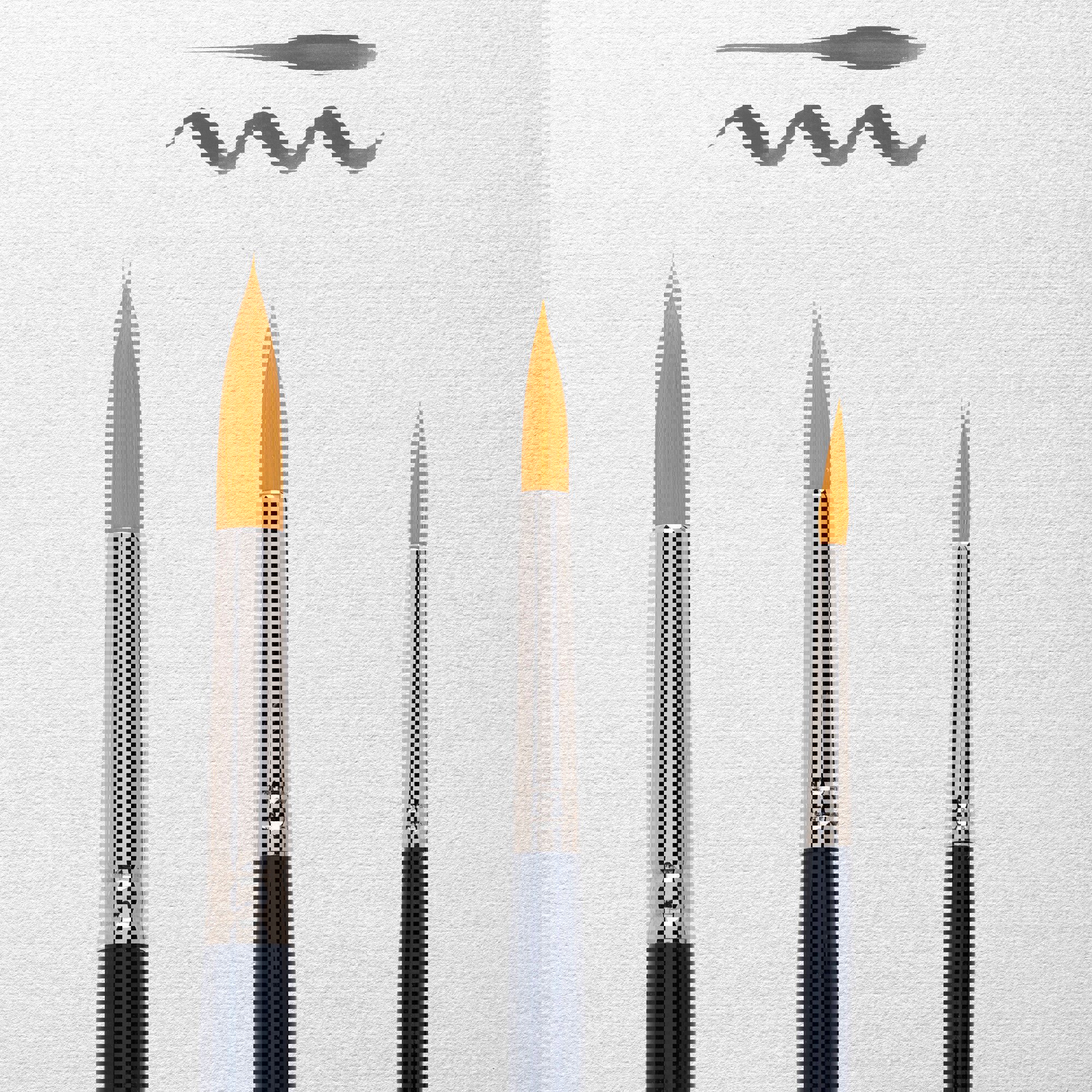 Van Gogh Watercolour brush set | series 191 no. 4-8-12 1 set