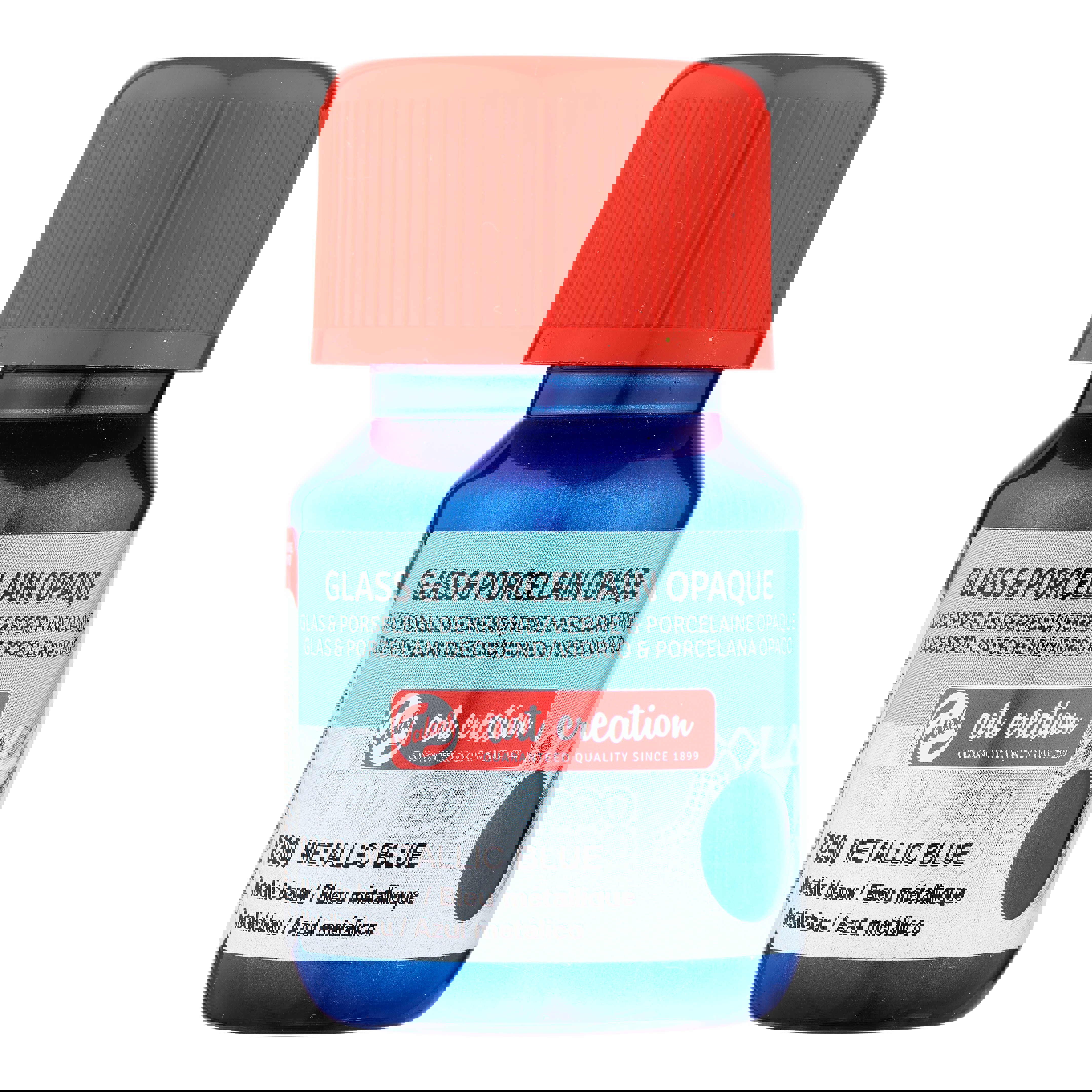 Talens Art Creation Glass & Porcelain Opaque Bottle 30 ml Metallic Blue