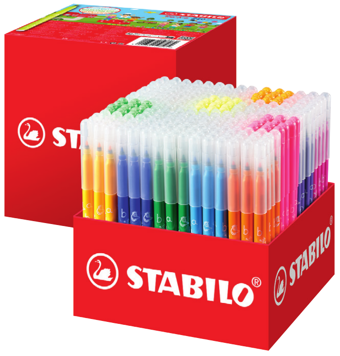 378/240-02 Trio A-Z 240XL fibre pen BOX