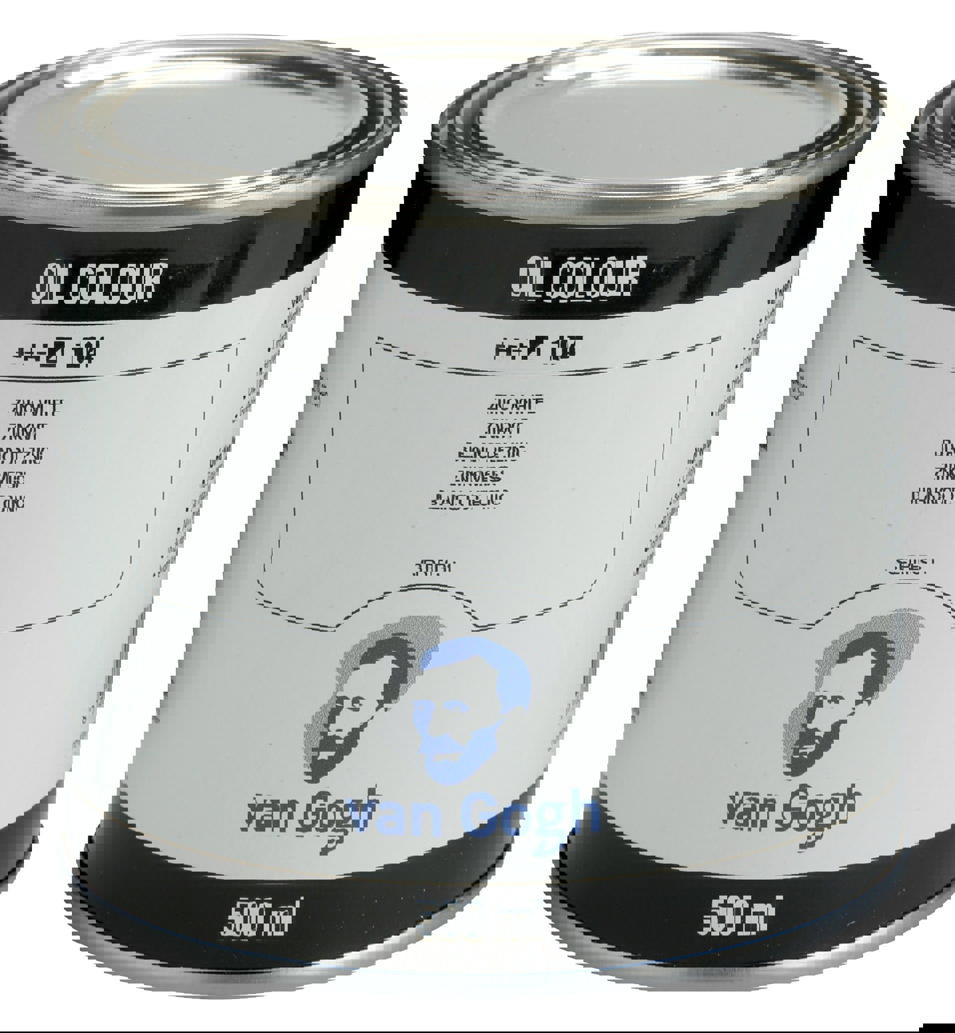 Van Gogh Oil Colour Tin 500 ml Zinc White (Safflower Oil)