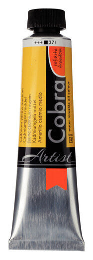 Cobra Artist Oil Colour Tube 40 ml Cadmium Yellow Medium