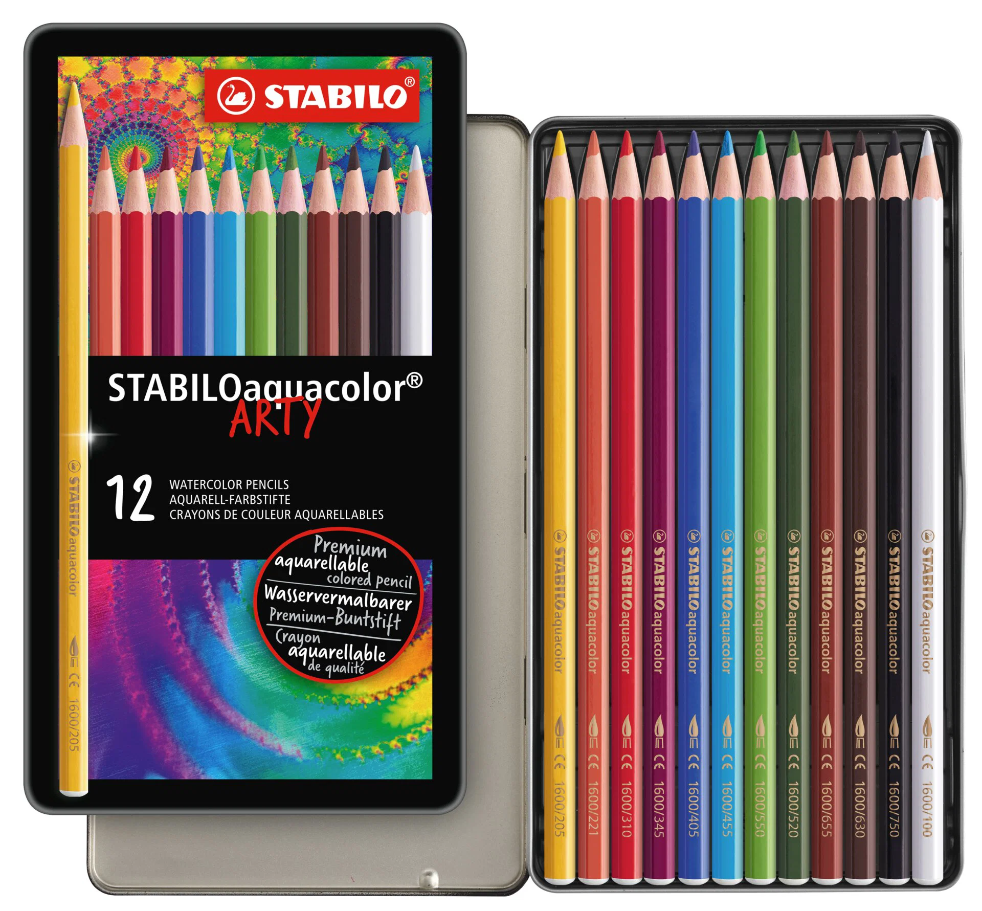ARTY Aquacolor Metal Box 12 Pieces Thumbnail