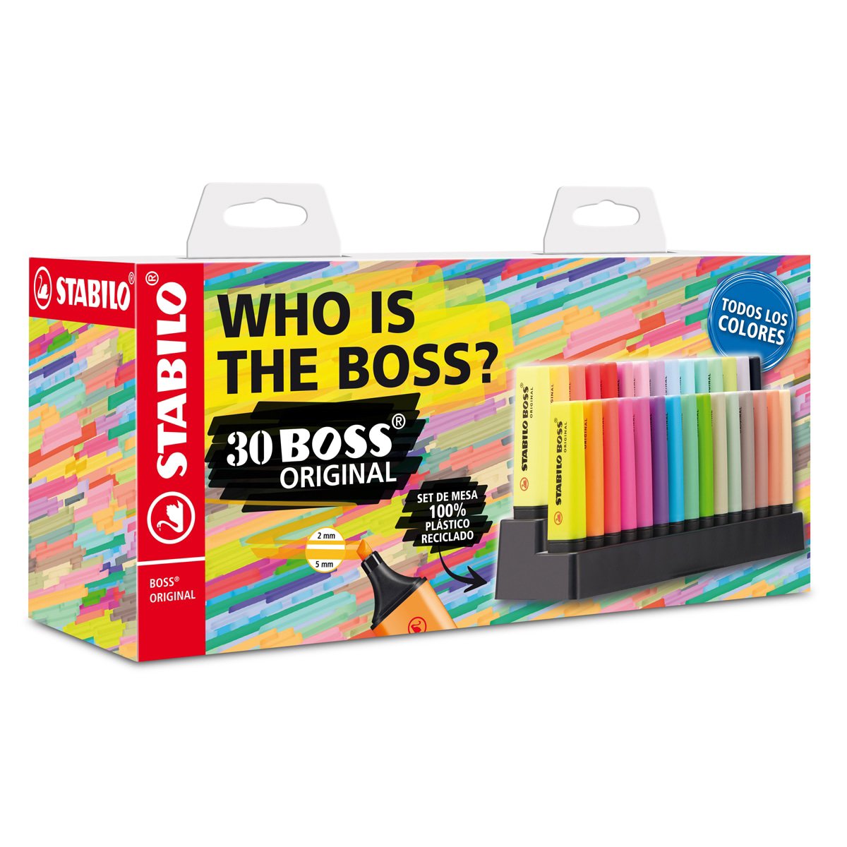 STABILO BOSS ORIGINAL NatureCOLORS Display of 30 Highlighters Thumbnail