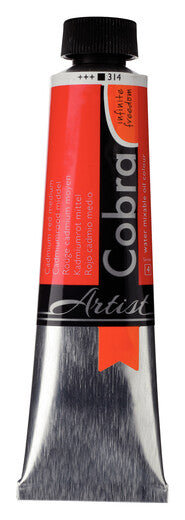 Cobra Artist Oil Colour Tube 40 ml Cadmium Red Medium