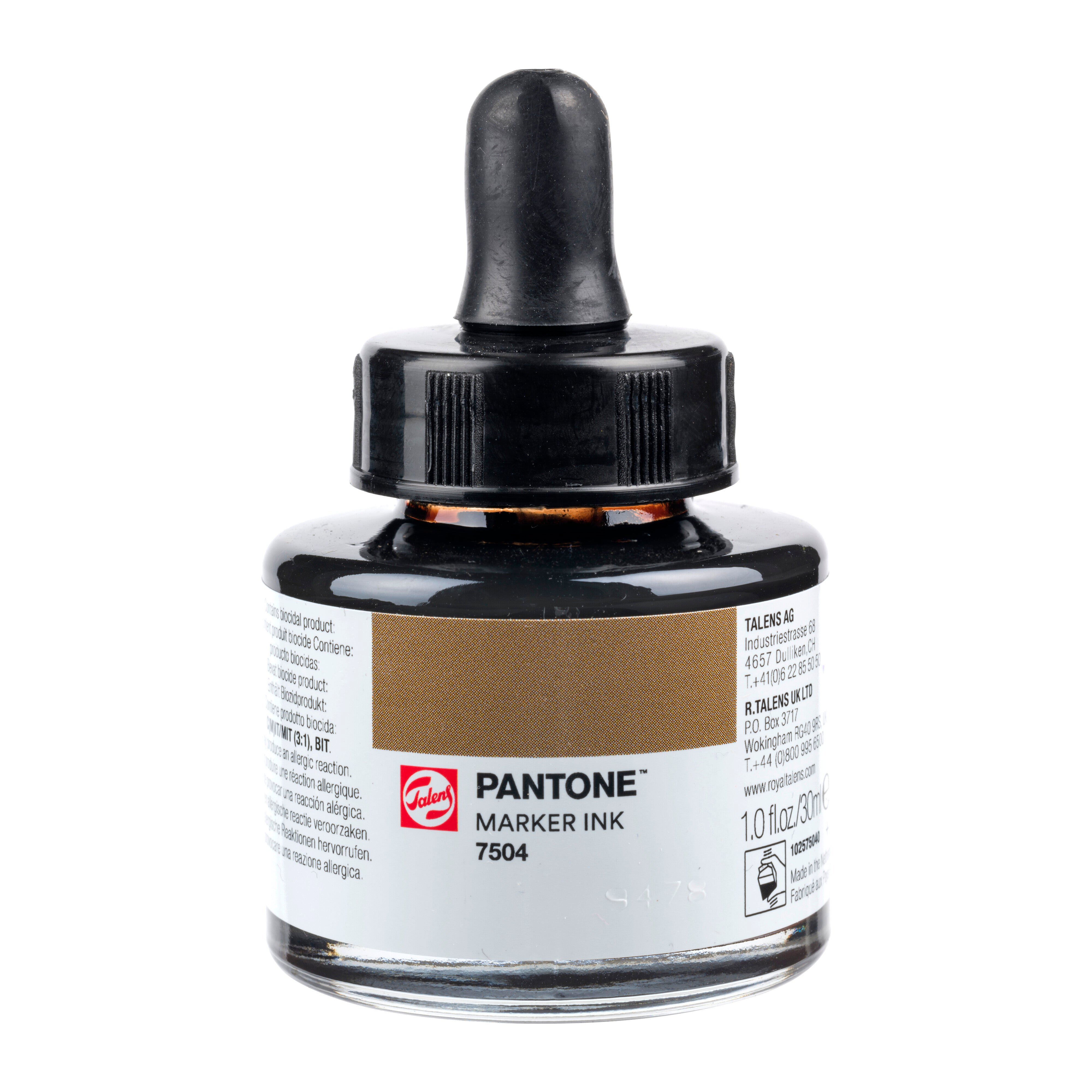 Talens Pantone Marker Ink 30ml Taupe Brown