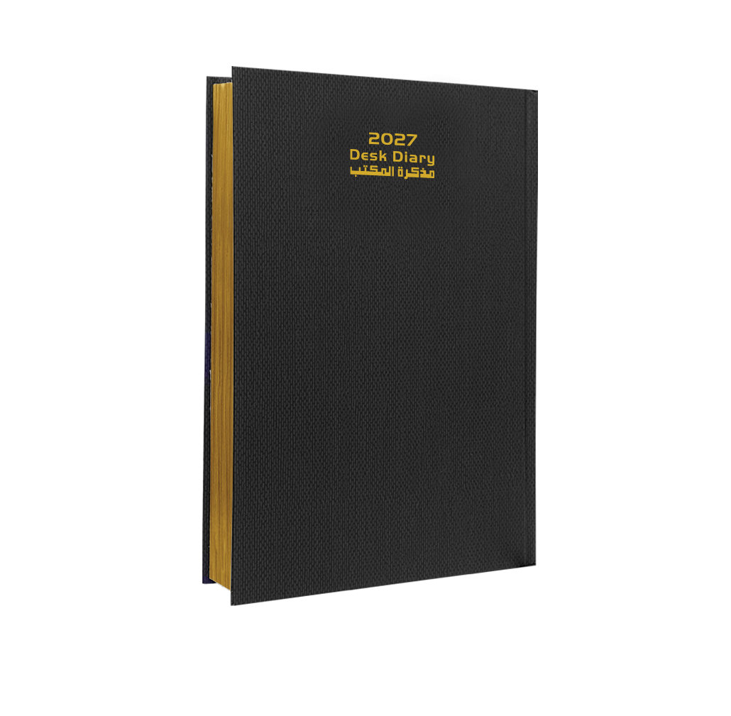 2027 Daily Diary Hard Cov 7D/6P GILDED edge-R/O