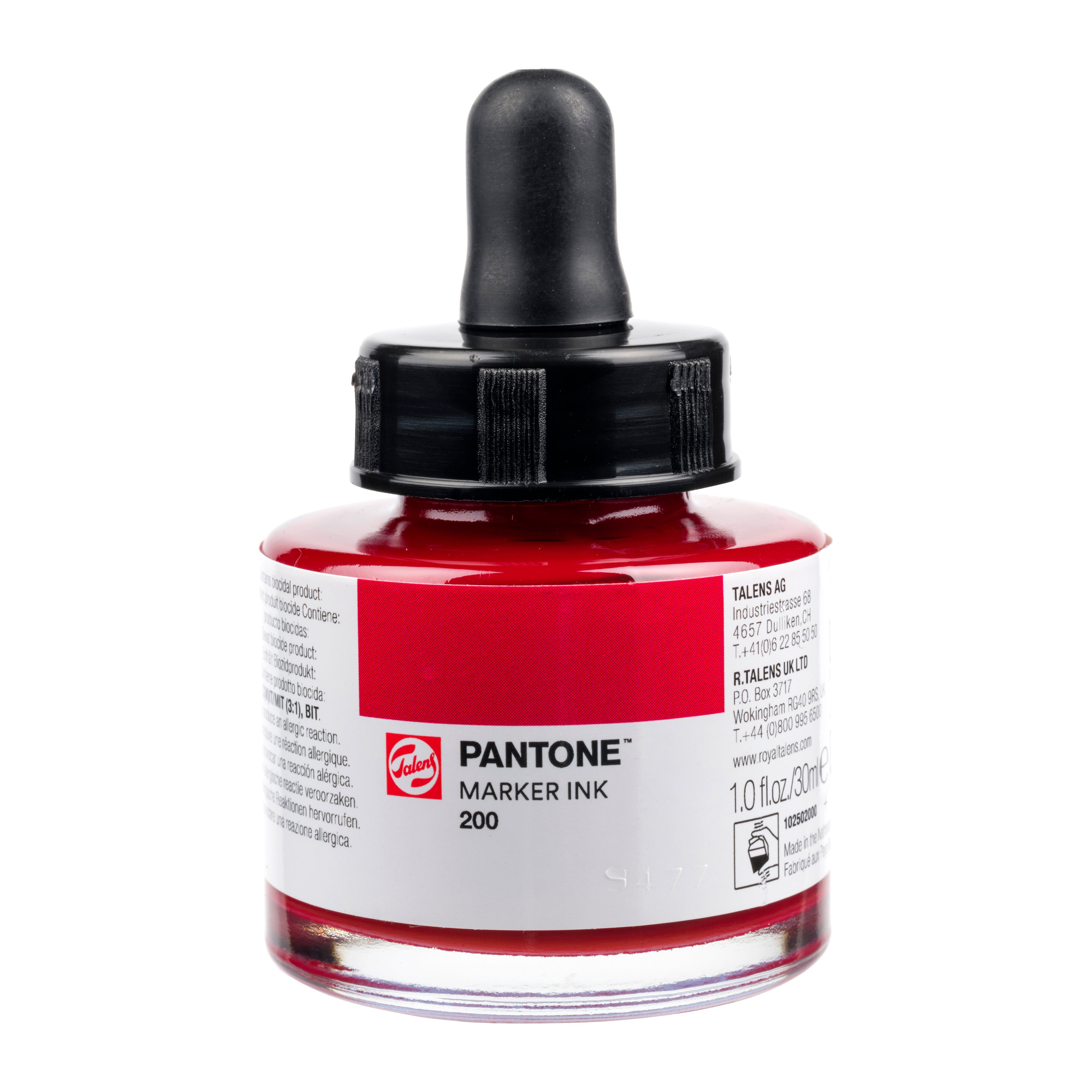 Talens Pantone Marker Ink 30ml Deep Red