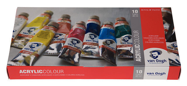 Van Gogh Acrylic colour basic set | 10 x 40 ml