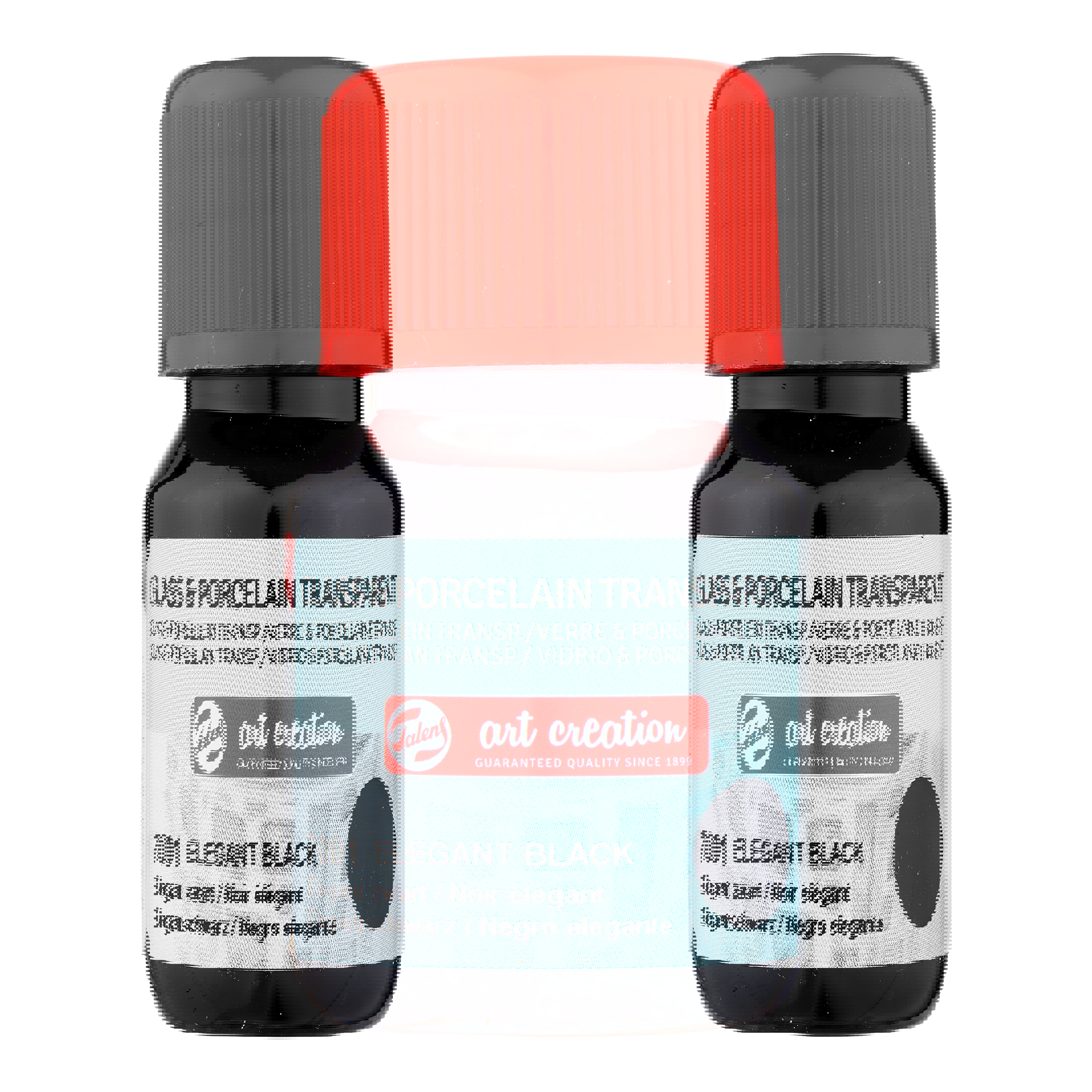 Talens Art Creation Glass & Porcelain Transparant Bottle 30 ml Elegant Black