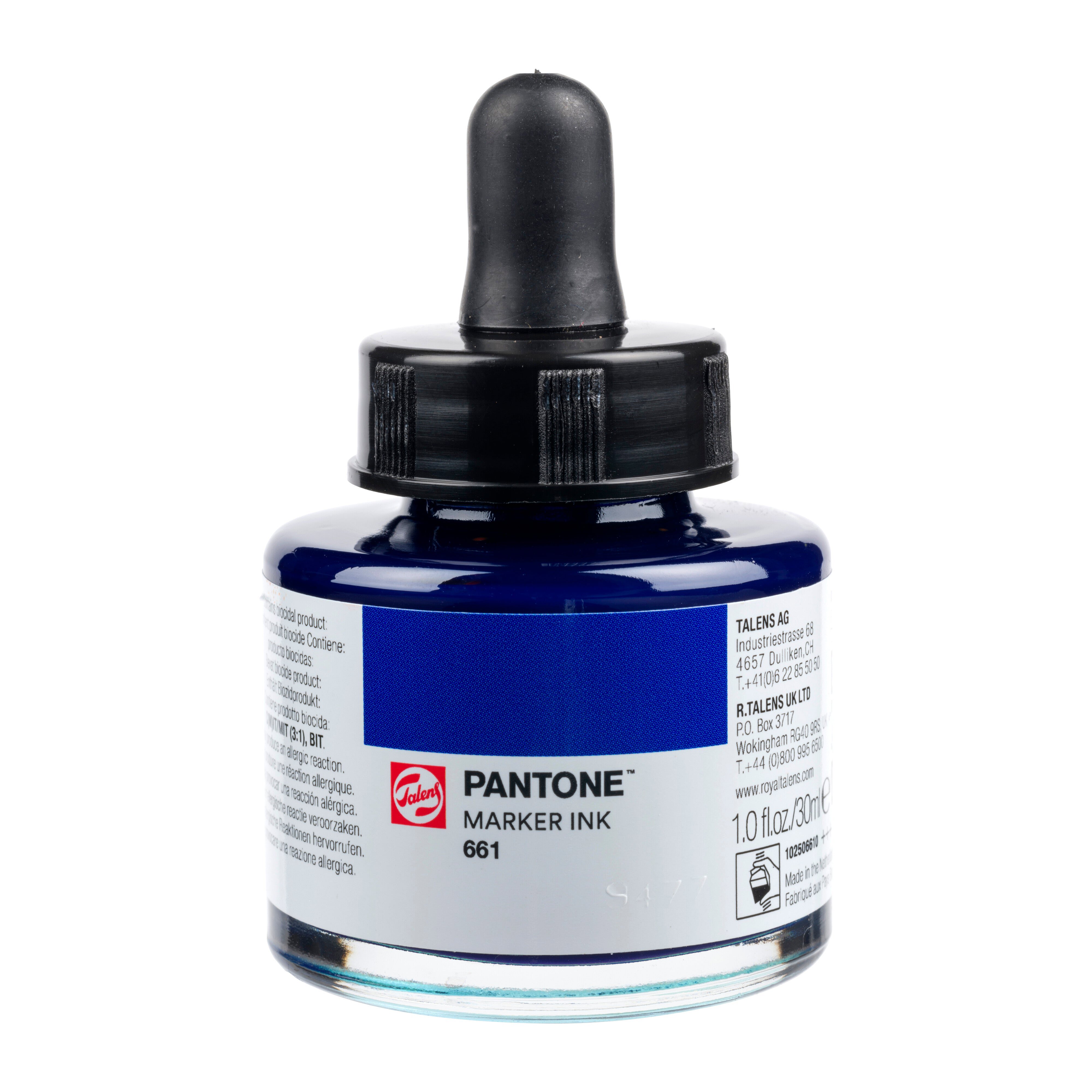 Talens Pantone Marker Ink 30ml Royal Blue