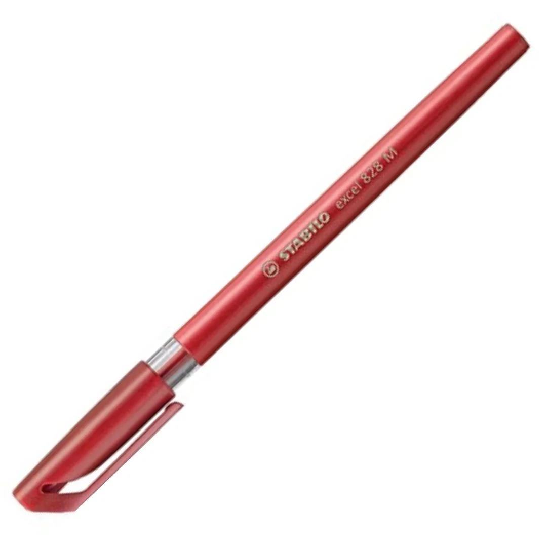 STABILO excel Ballpoint Pen Medium 0.45 mm, Red Thumbnail