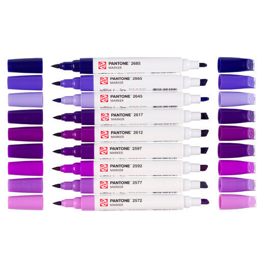 Talens Pantone Set Purple x9 Markers Thumbnail