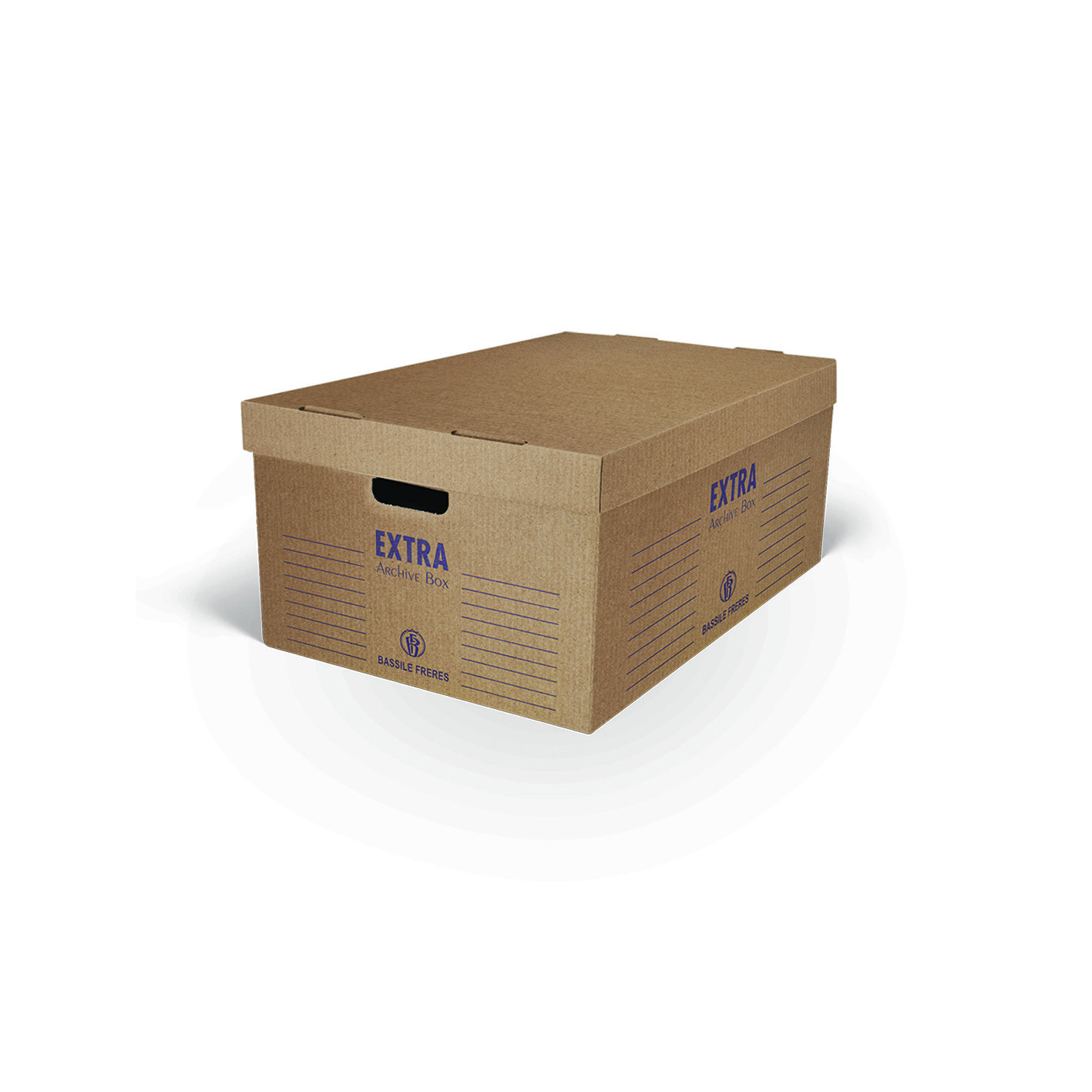 Storage Box for Letter-File 44x32.50x29cm- Kraft