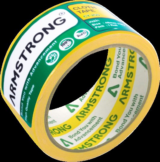 Cloth Tape 70 Mesh 230Mic. 48mmx25Y Yellow Thumbnail