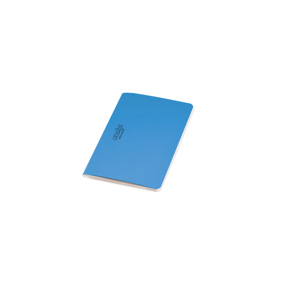 OPALINE MOTIF Exercise Book Seyes, 48 Sheets, A5, Left/Right Opening, Blue