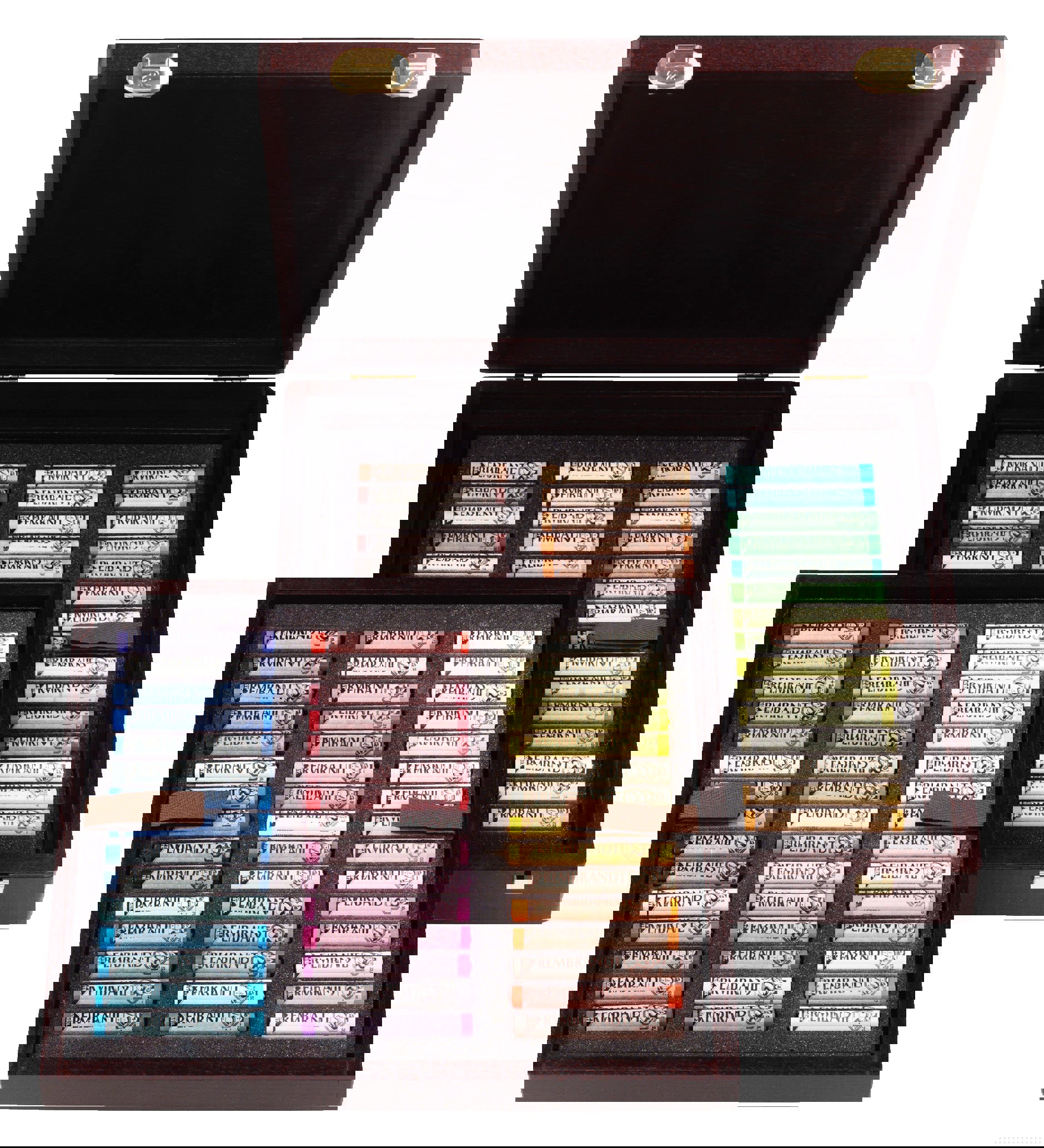 Rembrandt Soft pastel wooden box set Portrait Selection Professional | 90 whole pastels