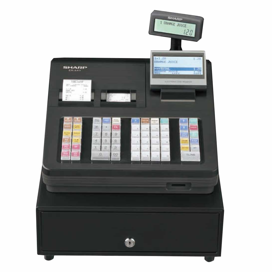 Cash Register 20.000 SKU, SD Card, 64 Key KB White