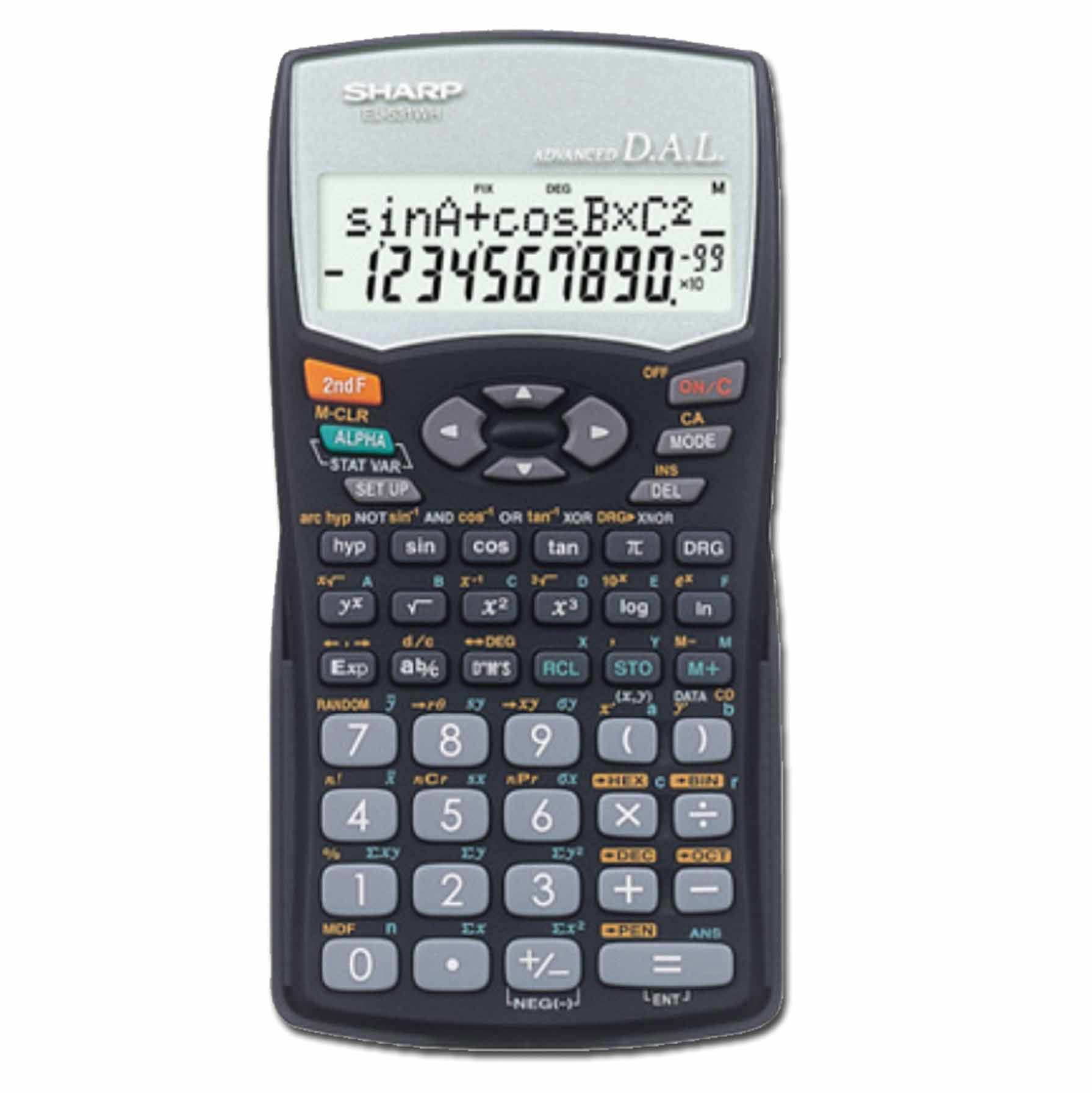 SHARP Scientific Calc. 272 Funct. Textbook, 12Dig