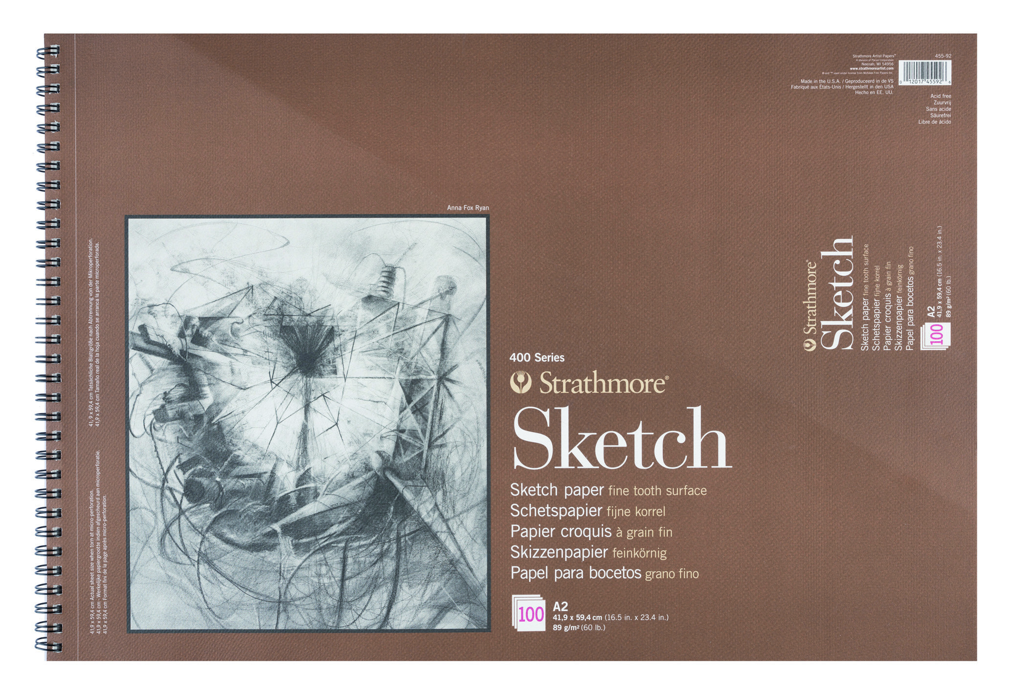400 SKETCH PAD A2 100/89G#