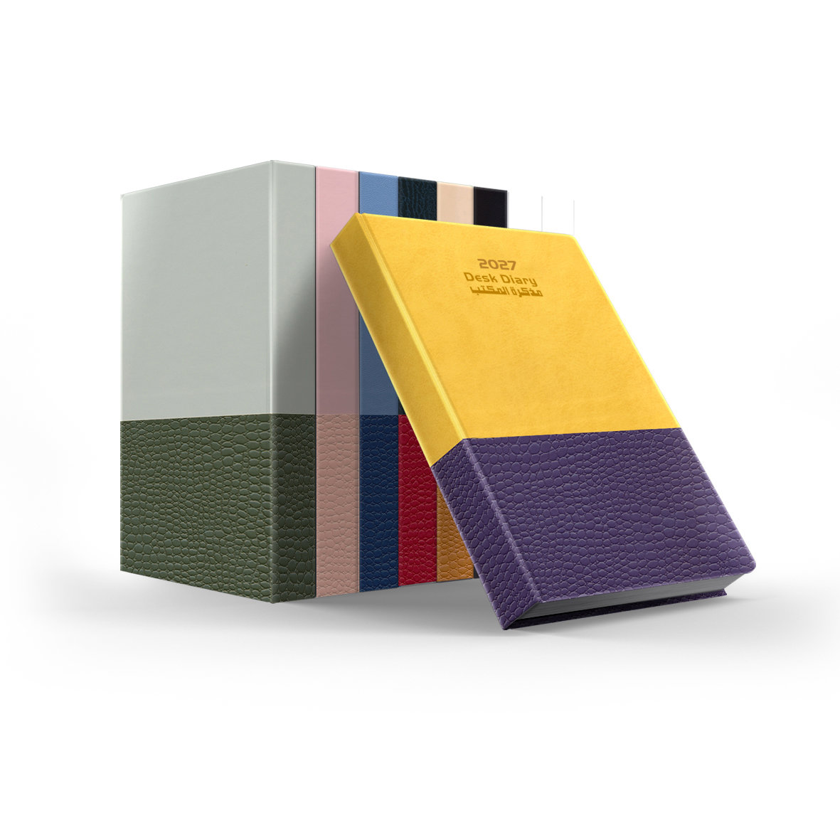 2027 Daily Diary Hard Cov Duo Colors 7D/6P R/O A5