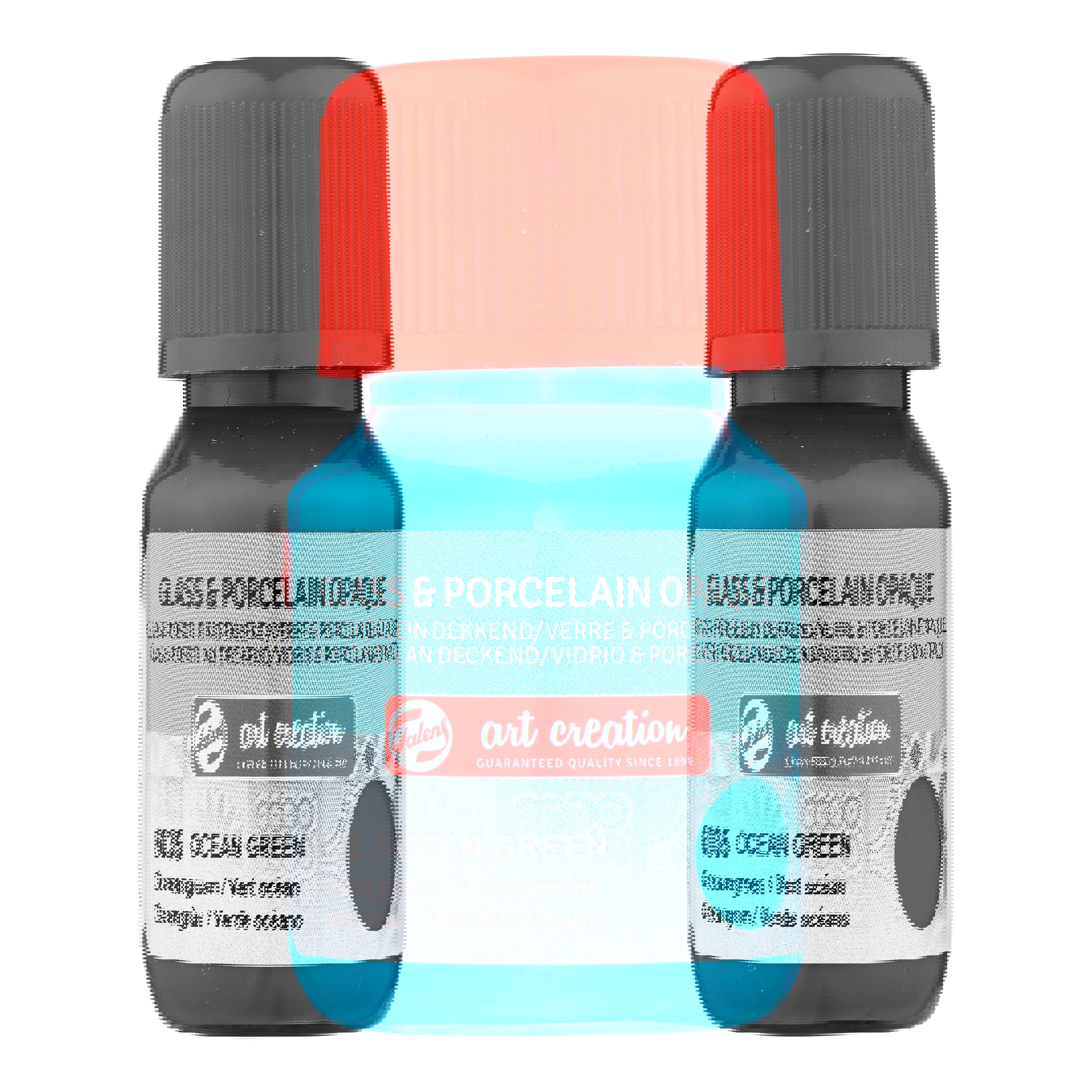 Talens Art Creation Glass & Porcelain Opaque Bottle 30 ml Ocean Green