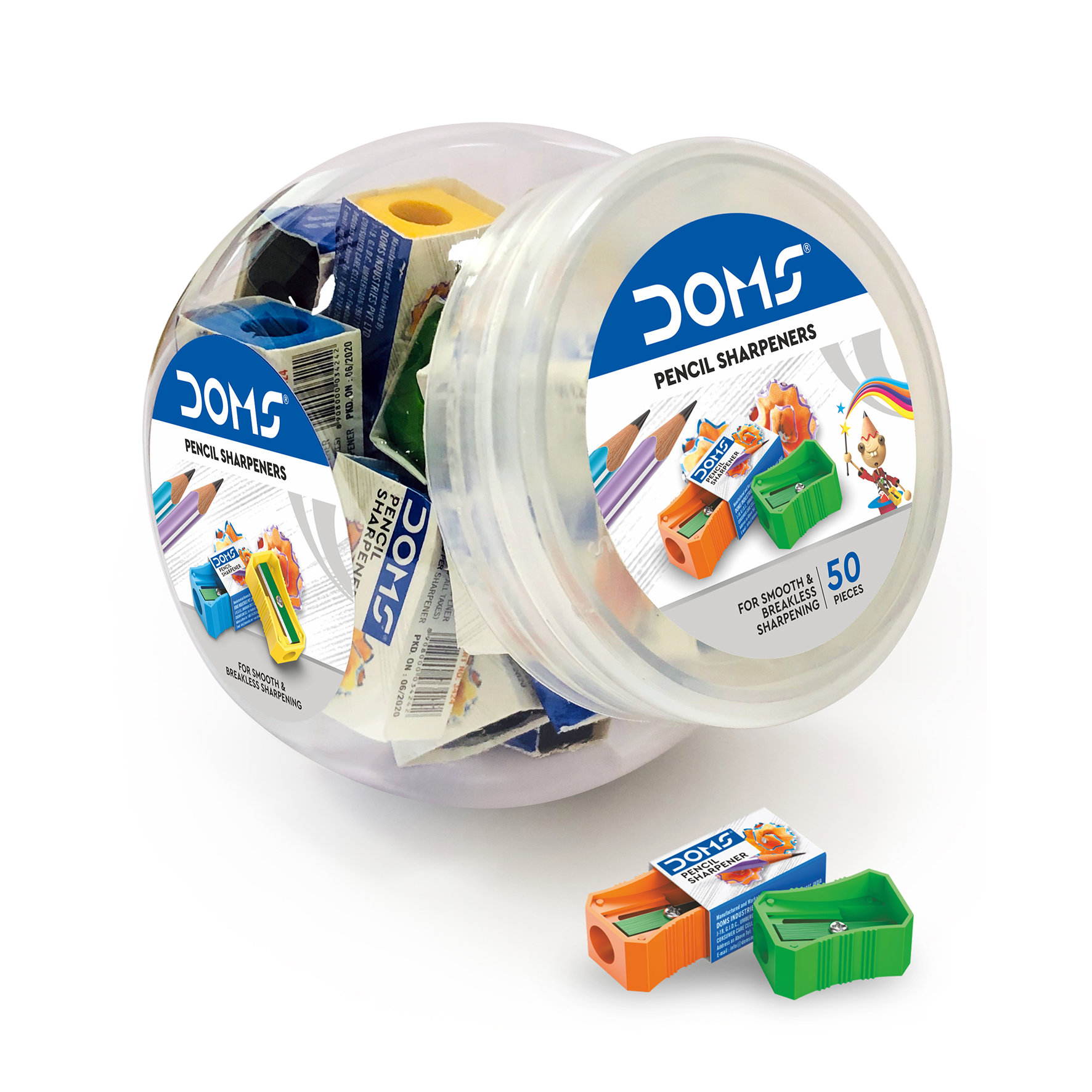 DOMS ZIO Pencil with Sharpener (Dozen)