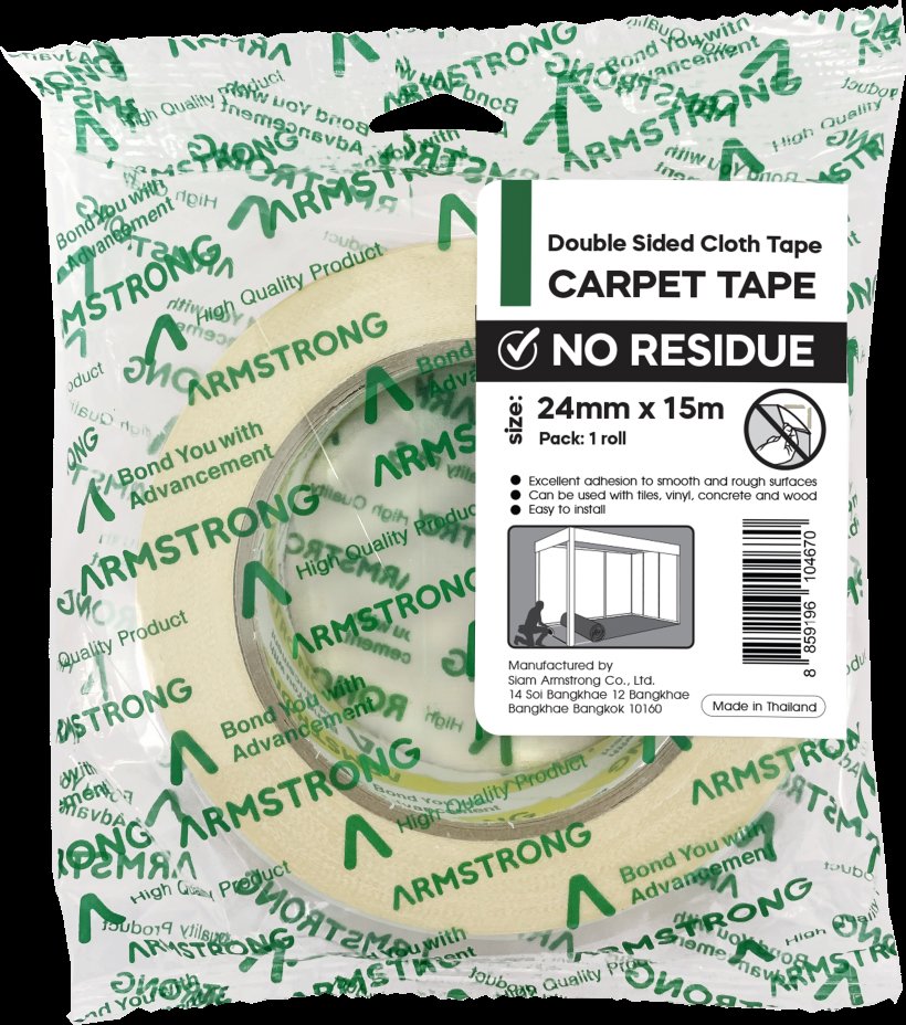Carpet Tape(Double Side Cloth Tape)330Mic.24mmx15m