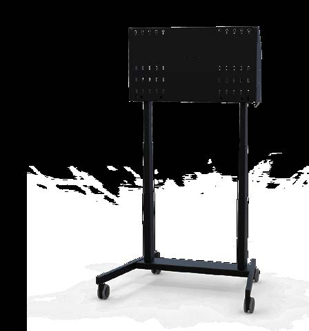 i3LYFT Mobile Electric Height-Adjustable Display Stand