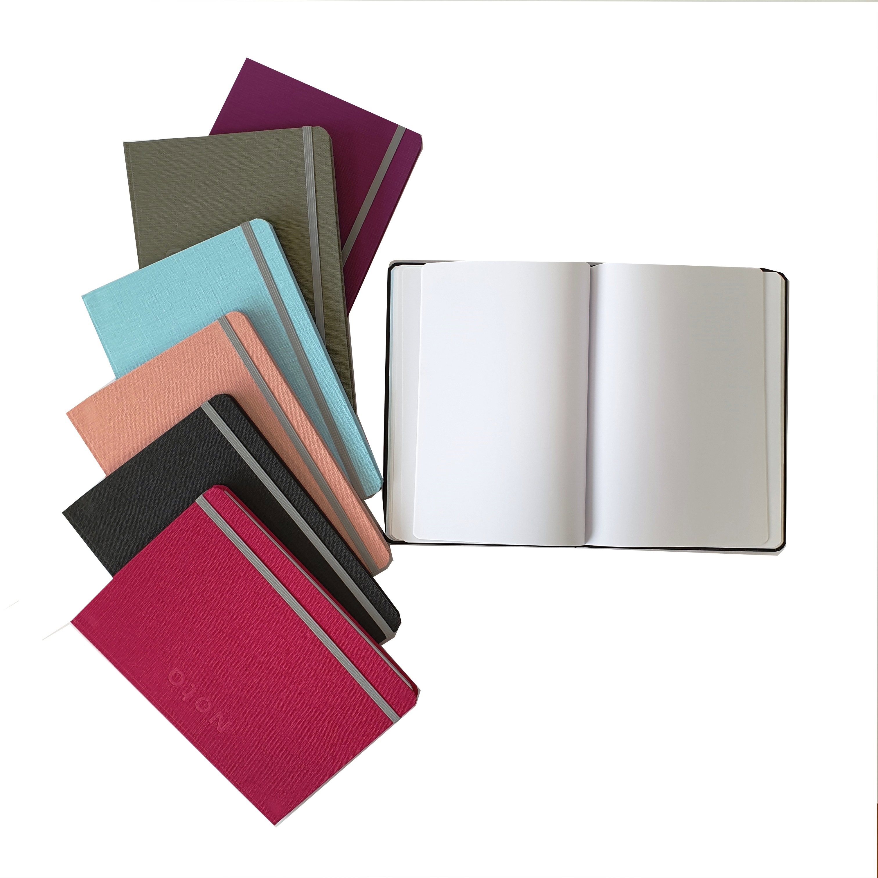 NOTA Office Book 80g HC Elastic cord-Plain-96sh-B5