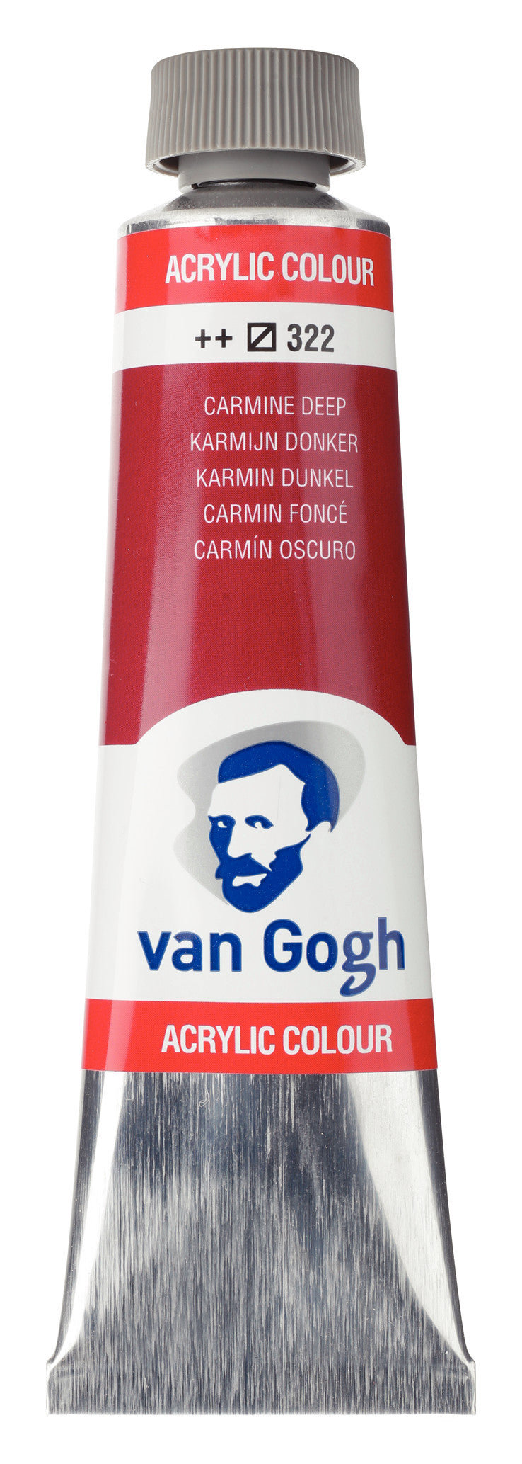Van Gogh Acrylic Colour Tube 40 ml Carmine Deep