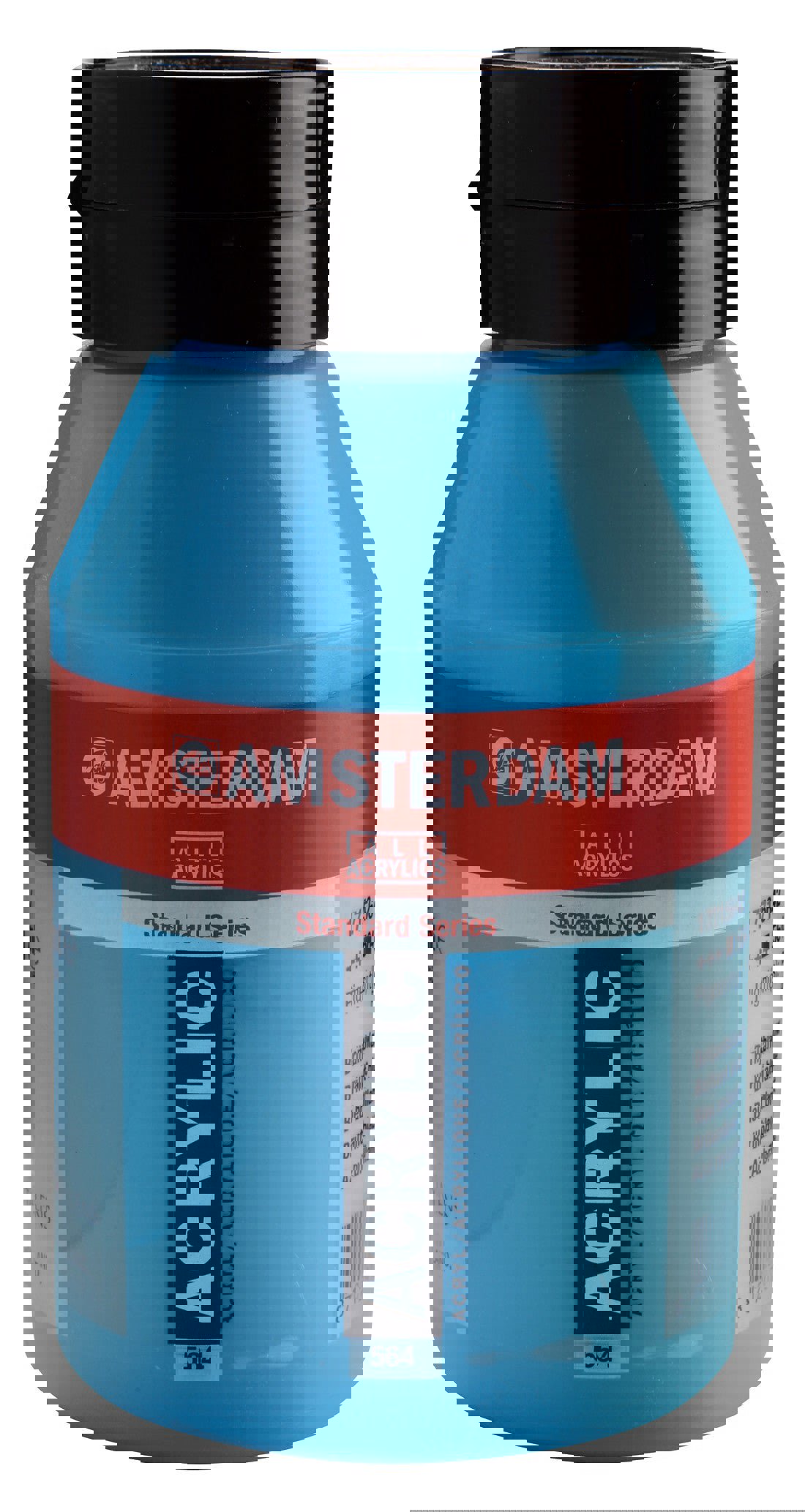 Amsterdam Standard Series Acrylic Jar 1000 ml B Brilliant Blue