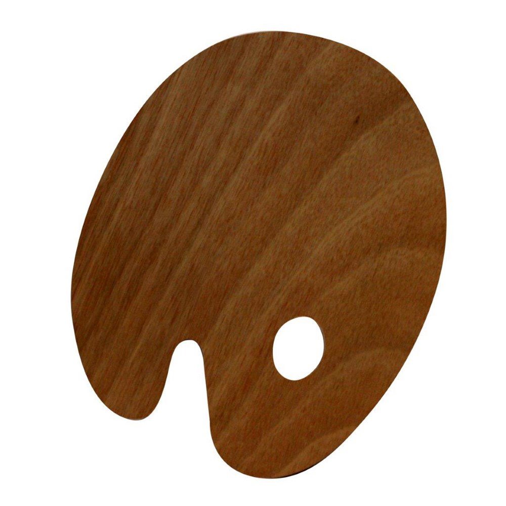 Palette Wood Oval 24x30x0.25cm