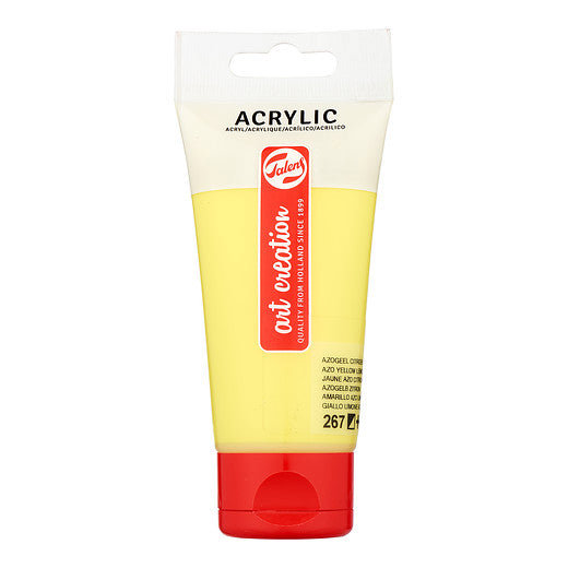 Talens Art Creation Acrylic Colour Tube 75 ml Azo Yellow Lemon