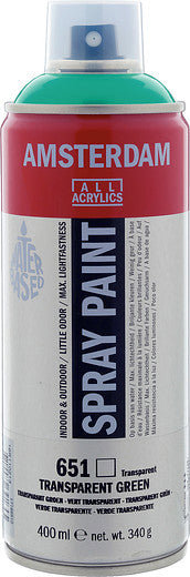 Amsterdam Spray Paint 400 ml Transparent Green