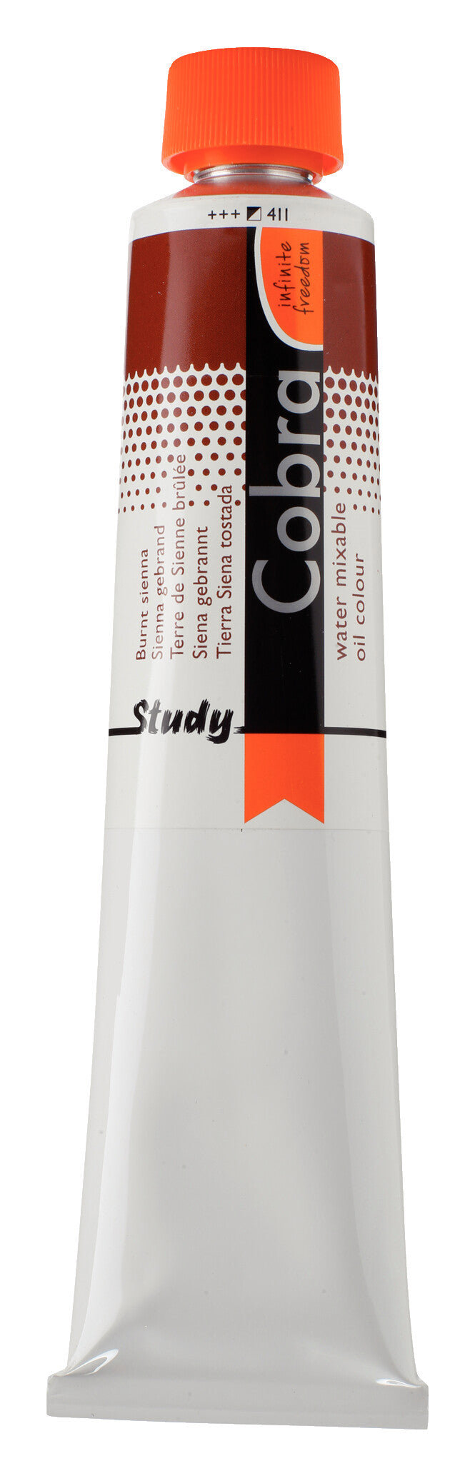 Cobra Study Oil Colour Tube 200 ml Burnt Sienna