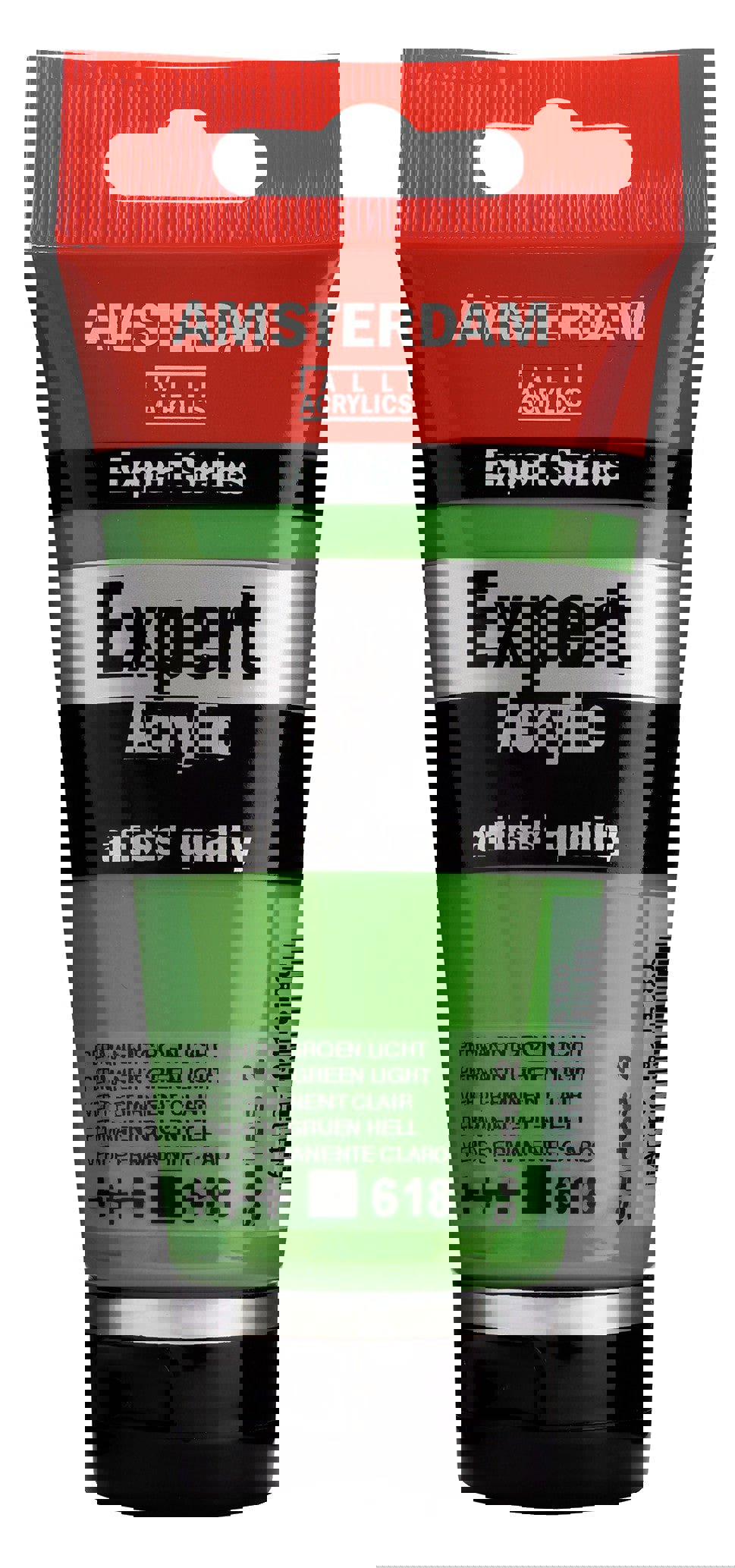 Amsterdam Expert Series Acrylic Tube 75 ml Permanent Green Light