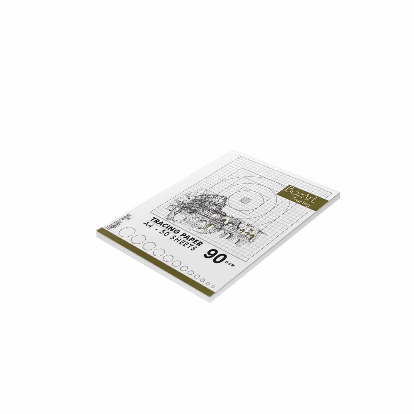 BOZART Tracing Paper Pad 90g- 50sh- A4