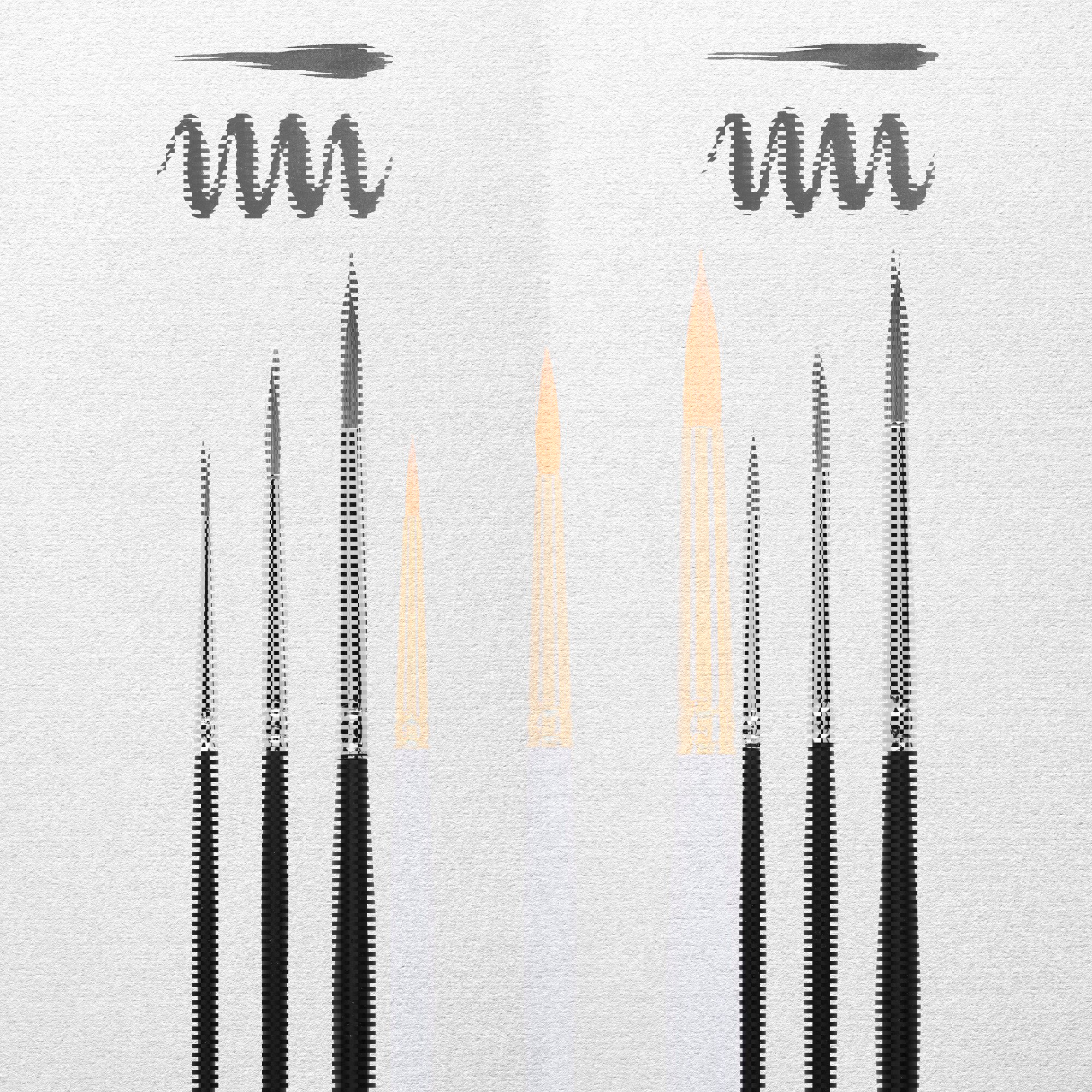 Rembrandt Watercolour brush set | series 110 no. 2-4-8 3